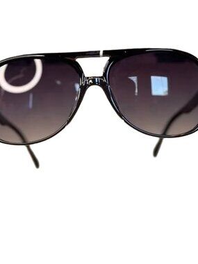 Kurt Geiger Black Aviator Sunglasses with Gradient Lenses